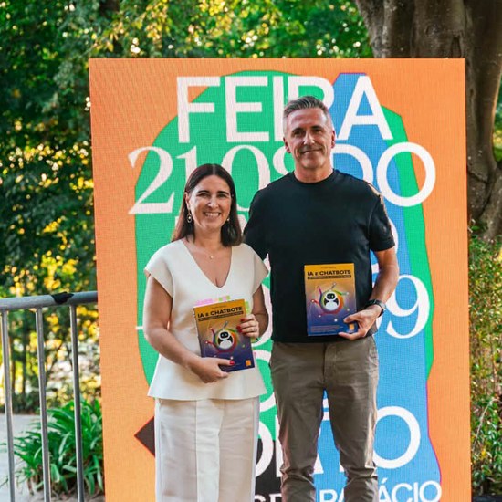Apresentação do livro "IA e Chatbots" na Feira do Livro do Porto