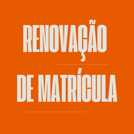 Renovação de Matrículas